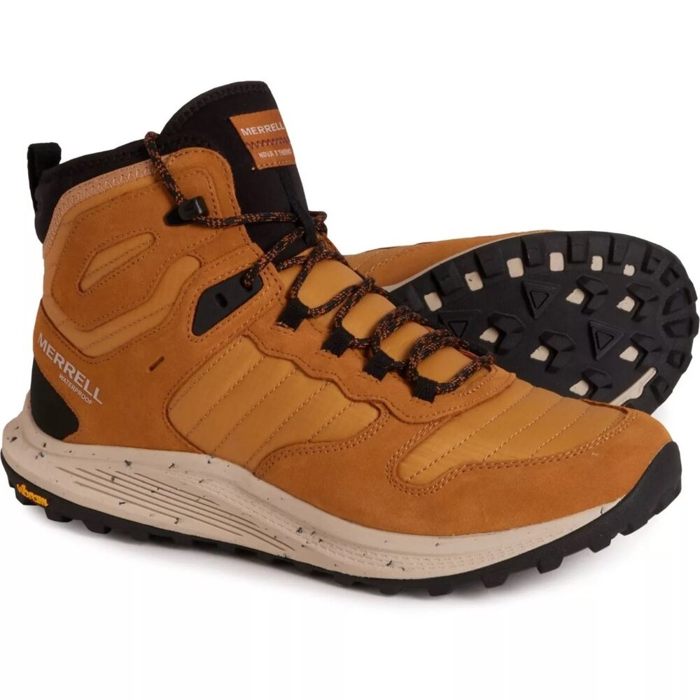 Merrell Nova 3 Thermo Mid Waterproof Hiking Boots, Men's 10.5 New w/ Box & Tags